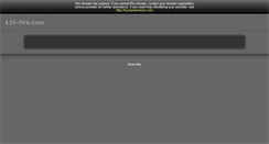 Desktop Screenshot of 11h-fire.com